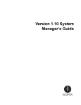 Version 1.10 System Manager`s Guide