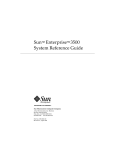 Sun Enterprise 3500 System Reference Manual