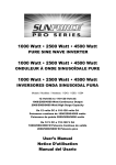 1000 Watt &bull; 2500 Watt &bull; 4500 Watt 1000 Watt &bull; 2500