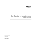 Sun™Trunking 1.3 Installation and User`s Guide
