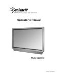 SunBrite 3220HD Manual