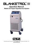 Operation Manual - Central Medical Supplies