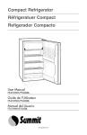 Compact Refrigerator R&eacute;frigeratuer Compact Refigerador Compacto