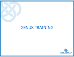 GENUS TRAINING