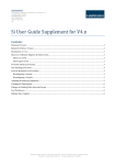 Si Series V4.n User Guide Addendum