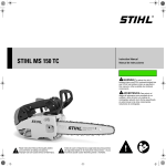 STIHL MS 150 TC Owners Instruction Manual