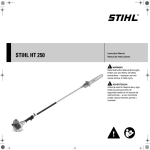 STIHL HT 250 Owners Instruction Manual