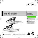 STIHL MSA 160 C, 200 C