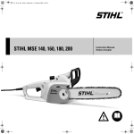 STIHL MSE 140, 160, 180, 200