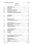 GENERAL Table of Contents A General Remarks