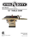 35637 - 12" Industrial Table Saw - Steel City Tool Works