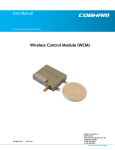 User Manual Wireless Control Module (WCM)