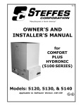 for COMFORT PLUS HYDRONIC