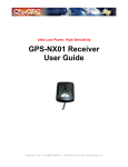 GPS-NX01 Receiver User Guide