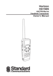 HX150S DFU rev.2 - Standard Horizon