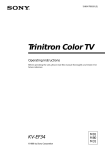 Trinitron Color TV - Sony Asia Pacific