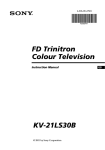 FD Trinitron Colour Television KV