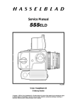 Hasselblad 555ELD Camera Service Manual