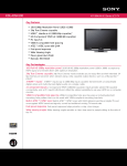 KDL-40S4100 - Manuals, Specs & Warranty