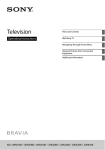 Television - Sony Asia Pacific