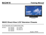 WAX3 Direct-View LCD Television Chassis Training Manual