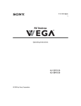 KV-32FS120 KV-36FS120 - Manuals, Specs & Warranty