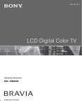 LCD Digital Color TV - Manuals, Specs & Warranty