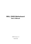 IWILL DK8X Motherboard User`s Manual