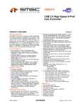 USB2514 USB 2.0 High-Speed 4-Port Hub Controller Data Sheet