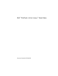 SGI&trade; ProPack 1.4 for Linux&trade; Start Here