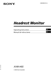 Headrest Monitor - Sony Asia Pacific