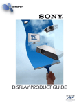 Sony Display Price Guide 6-1-05