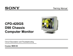 CPD-420GS D98 Chassis Computer Monitor S