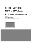 COLOR MONITOR SERVICE MANUAL