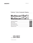 Multiscan15sf II Multiscan17sf II