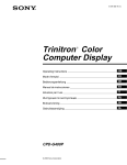 Trinitron Color Computer Display