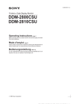 DDM-2800CSU DDM