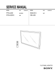 PFM-42B1/42B1E Service Manual