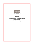 iPBridge Installation and Operation Manual