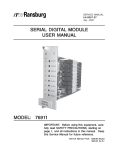 LN-9257-07 Serial Digital Module User Manual.pmd