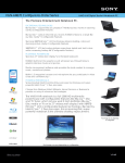 VGN-AR670 Configure-to-Order Series