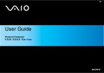 VGN-S500 Series - Manuals, Specs & Warranty