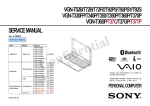 SONY VaioVGN laptop manual