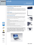 VAIO&reg; SZ Series Notebook PC