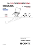 SONY VaioPCG laptop manual
