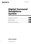 Digital Surround Headphone System