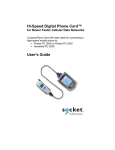 Hi-Speed Digital Phone Card&trade; User`s Guide