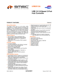 USB2512A USB 2.0 Hi-Speed 2-Port Hub Controller Data Sheet