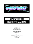 OWNER`S MANUAL SMOOTH 9.6H - Pdfstream.manualsonline.com