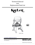 Technical Manual and Replacement Parts List
